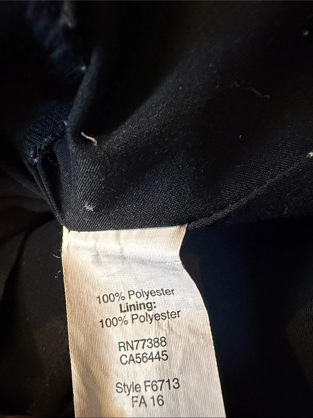 Madewell Starland Black Long-Sleeve Shift Dress Size Small - Picture 11 of 11